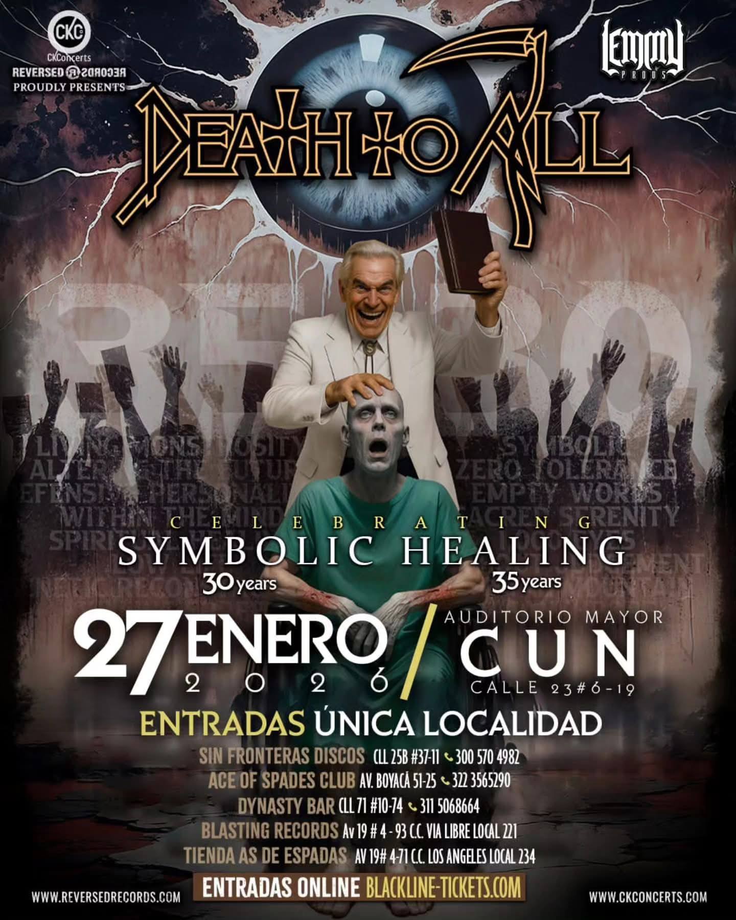 DEATH TO ALL - Bogotá, 27 de enero de 2026