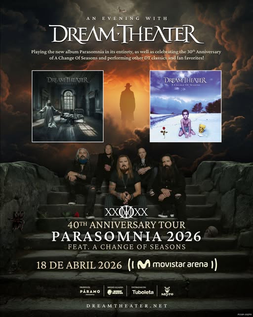 DREAM THEATER - Bogotá, 18 de abril de 2026