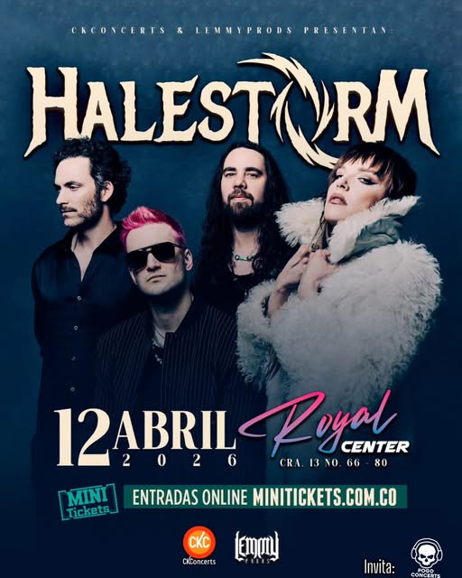 HALESTORM - Bogotá, 12 de abril de 2026